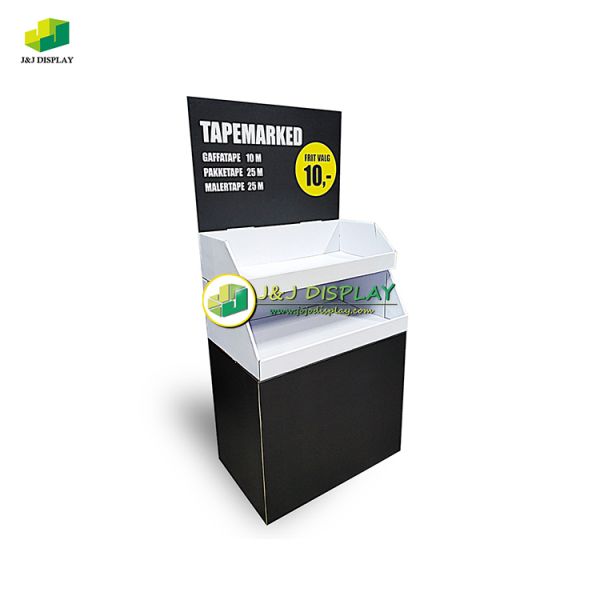 Easy to Carry Floor Display Stand Knock Down Lightweight for Adhesive Tape