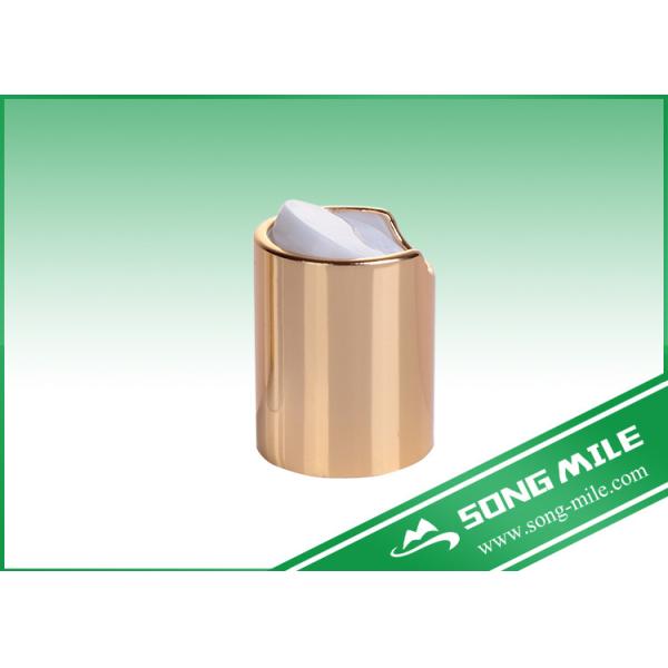 24/410,24/415,28/410,28/415 Aluminum Plastic Press Cap Gold Disc Top Cap
