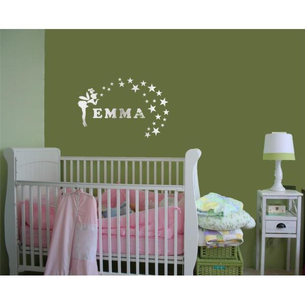 Eco-friendly , Shatterproof CM-061 PS Wall Mirror Sticker for Bedroom Decoration