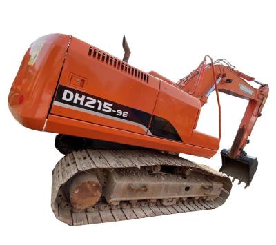 DH215 9E usou a máquina escavadora hidráulica da esteira rolante da máquina escavadora 21300kg de Doosan