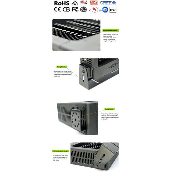 Напольный водоустойчивый свет потока СИД наивысшей мощности для стадиона освещая 90Ra 50Hz/60Hz