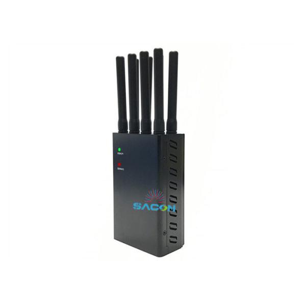 8 Channels High Power 2W Portable Signal Jammer Handheld Anti Tracking for 3G 4G GPS WiFi