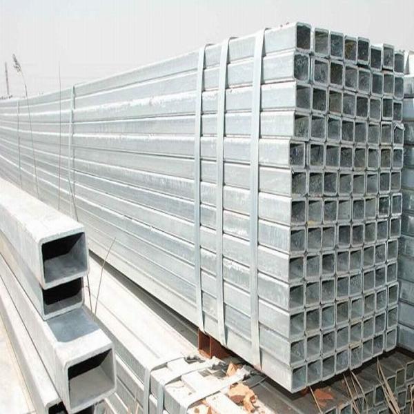 Zinc Galvanized Square Hollow Steel Pipe With Zinc Coated 45 To 250 G