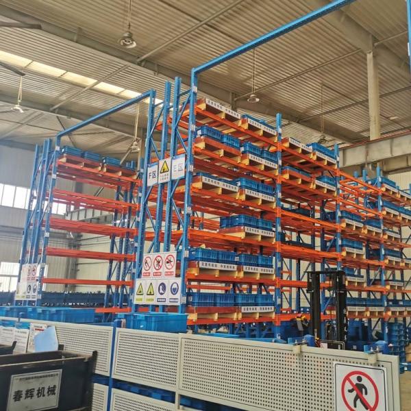 Coated Warehouse Rack For Heavy-Duty And Customizable Industrial Storage