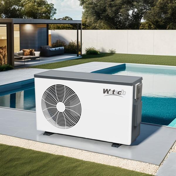 16Kw Heat Pump R32 Portable Pool Heat Pump For Metal Housing And Low Noise Level 41-52 DB