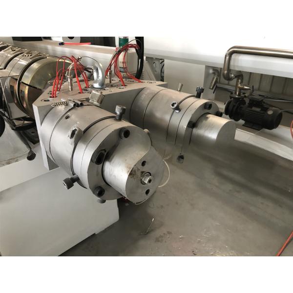 22 1 Screw L/D Ratio Plastic Dual Electric Conduit Pipe Making Machine for CPVC UPVC