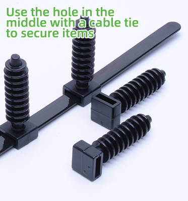 Durable Tie Wrap Mounts Environmental Resistance For Household