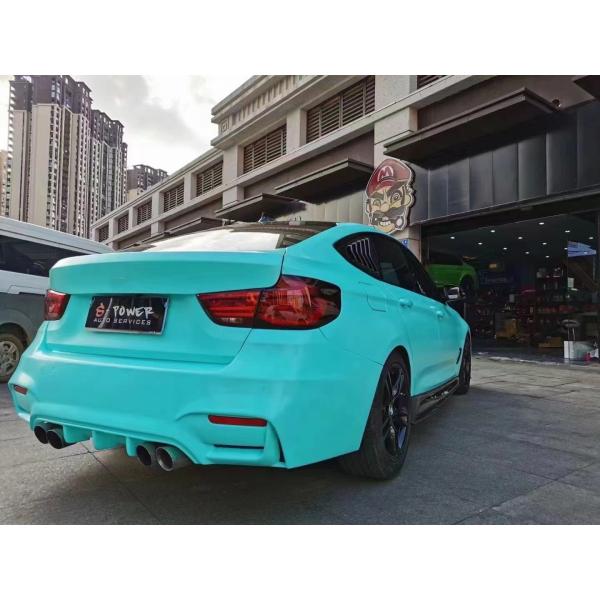 Material de plástico de PP F34 Serie 3 GT 320 330 328i Kit de carrocería F34 Actualizar M4 Estilo Frente y parachoques traseros