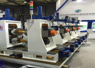 Servo Automatic Adjustment  Pipe Making Machine Square Tube Mill