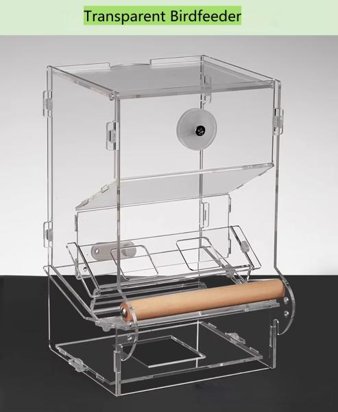 Jyd Automatic Acrylic Pet Feeder bolsas de cães de lucite Quadrado Forma OEM ODM