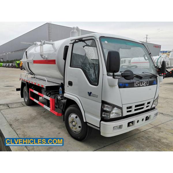 N Series ISUZU Sewage Suction Truck 4x2 Chassis 130hp