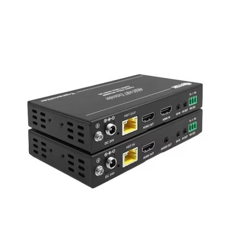 4K60 150m HDBaseT Extender Soporte de extracción de audio con un solo bucle HDMI Extender IR/RS-232/CEC Control Cat6 HDMI Extender