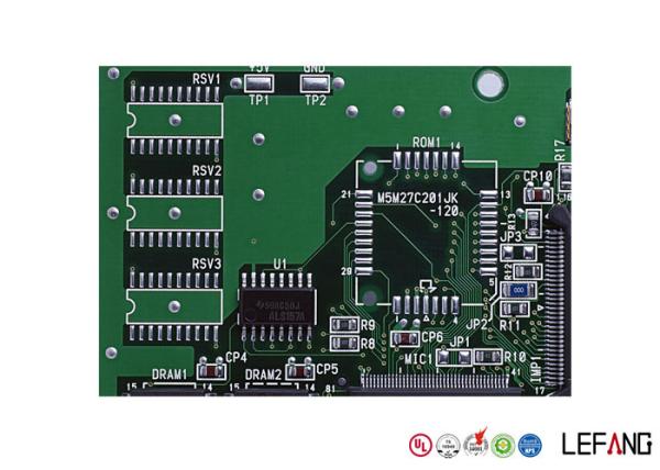 RoHS Multilayer Circuit Board Green Solder Mask For Security Alarm Apparatus