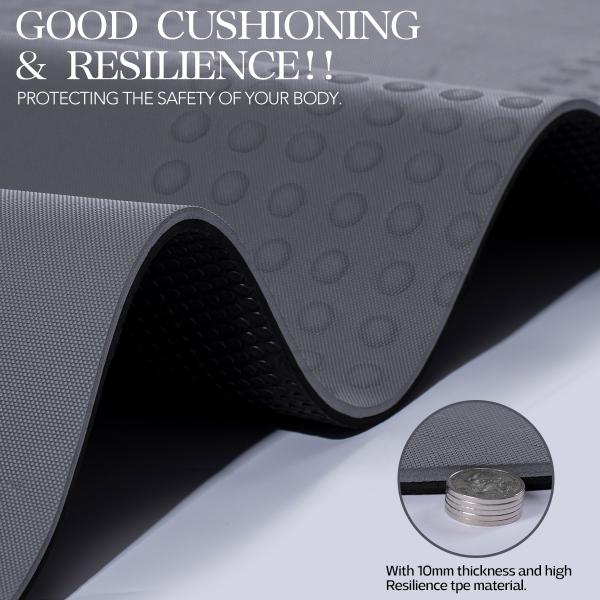 Comfortable Anti Slip Yoga Mat / Waterproof Eco Friendly Yoga Mat