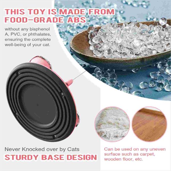 Игрушка для кошек с пончиками и подпрыгиванием