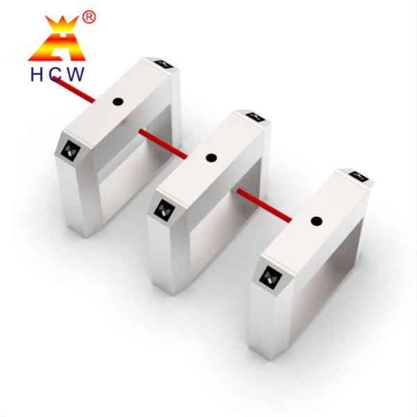 Three Arm Tripod Turnstile Gate RFID Access Control System Semi Automatic