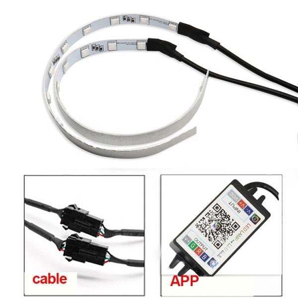 360 Degree RGB Decorate RingLED Car Ambient Lights Devil Eyes Car Lights