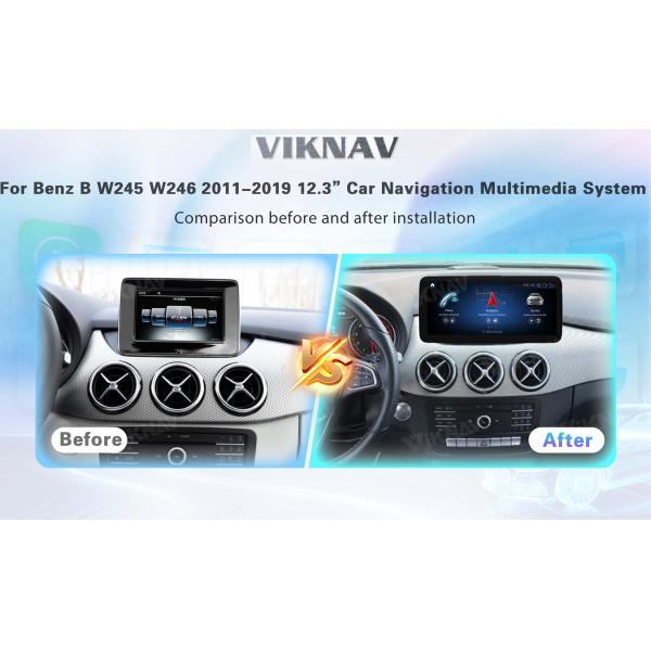 Viknav Android Car Radio Для Mercedes Benz B Class W245 W246 2011-2019 12.3 дюймовый мультимедийный проигрыватель GPS навигация NTG5.0