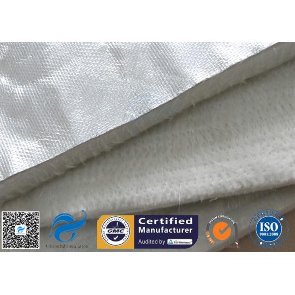 Войлок волокна акустического поглощения белизны циновки 25ММ иглы стеклоткани алюминиевой фольги