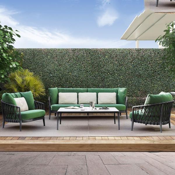 Outdoor Furniture Custom Rattan Garden Sets for Balcony Sofa Coffee Shop and Restaurant