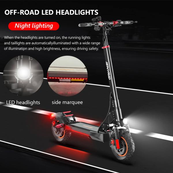 Max Speed 40km/h Gradeability 10-25degrees 2 Wheel Kick Folding Foldable E Scooter for Men