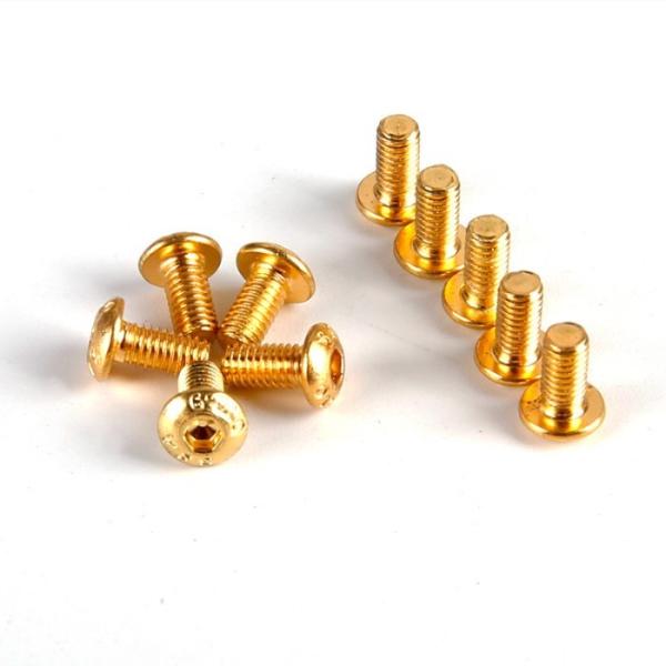 Color Anodized DIN 912 Aluminum Hexagon Head Screws M4 45mm