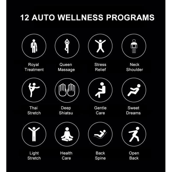 4d Shiatsu Electric Massage Chair Full Body Double Sl Track