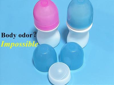 HDPE Plastic Roll On Bottle 30ml 50ml Deodorant Roll On Bottle