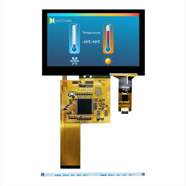 4,3 изготовитель дисплея монитора TFT LCD Pcap монитора дюйма 800x480 TFT Lcd