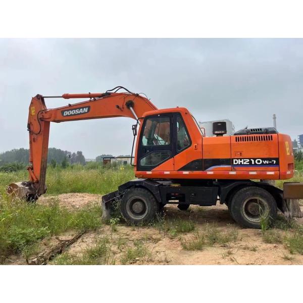 Excavadora de ruedas Doosan DH210W con rendimiento superior fácil de operar