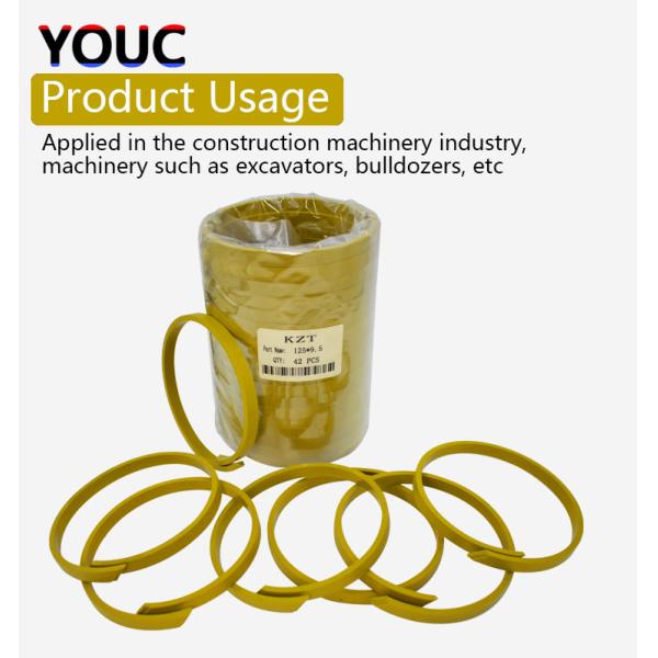 KZT PTFE anillo de sellado de pistón hidráulico para el kit de reparación de cilindros de excavadora con máquina pesada