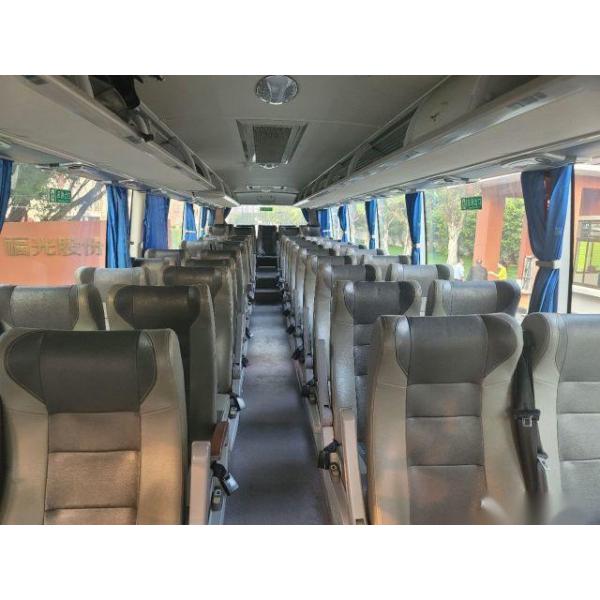 Used Zhongtong Bus LCK6119 48 Seats Rear Yuchai Engine Airbag Chassis Double Doors Nude Packing Left Hand Drive