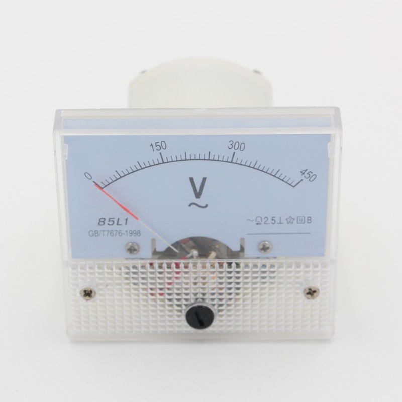 85L1 Analog Panel Voltmeter Three-Phase Voltage Meter for Stabilizer AC 0-450V Range