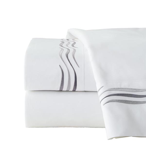 Home Embroidered Bed Sheet Set Bedding Set in National Standards Color Fastness Grade