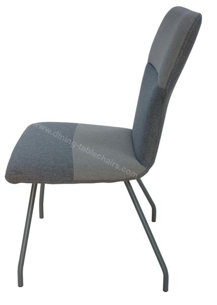 Tela do lazer estofada jantando o cinza high-density Shell da esponja das cadeiras