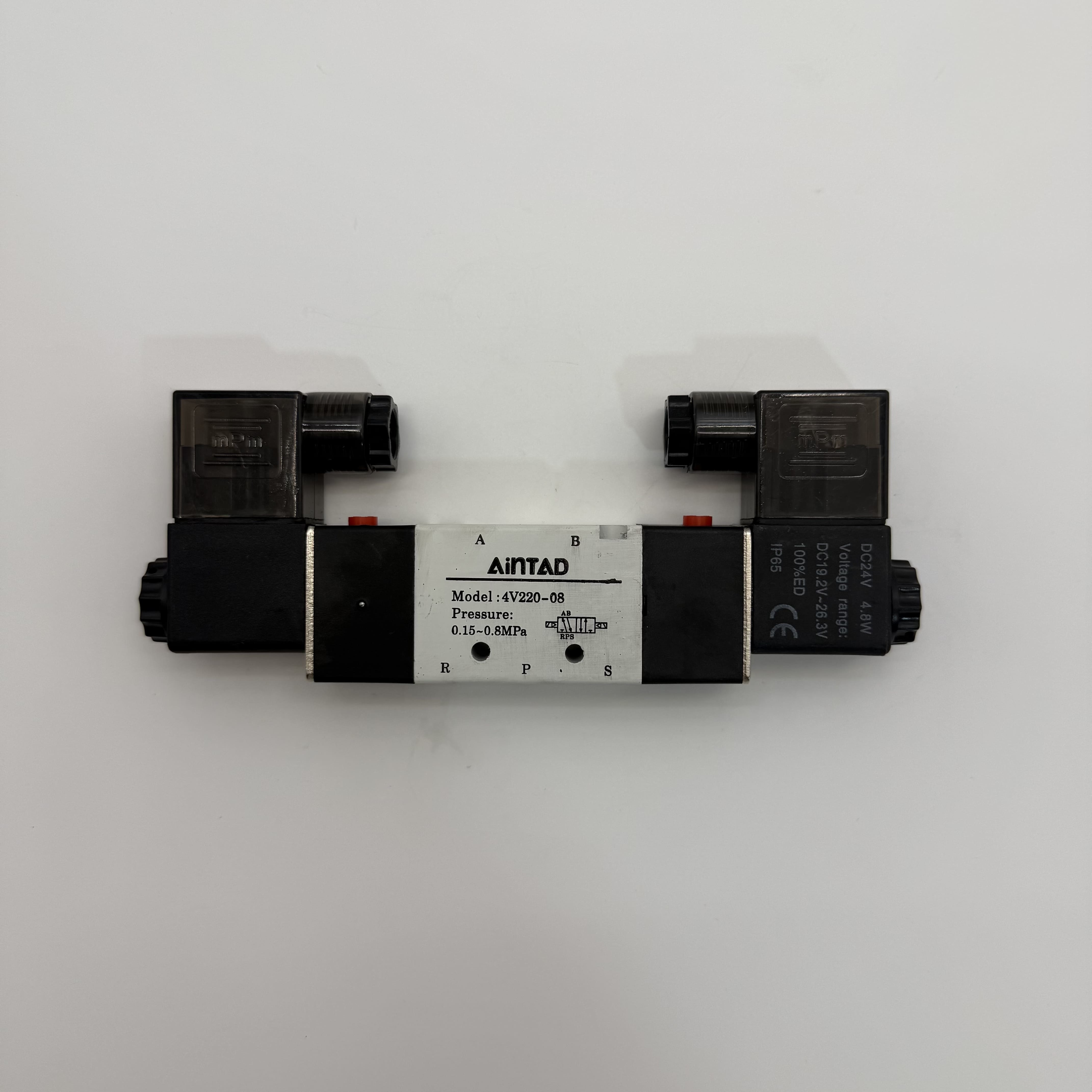 DC24V STNC Bus Door Pump Solenoid Valve, Compatible with Yutong, Higer, Kinglong Coach Bus Door Pump, Pneumatic Valve for Bus Swing-out Door