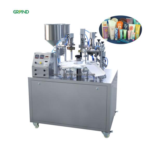Semi Automatic Plastic Tube Filling And Sealing Machine Grease Cosmetic Toothpaste