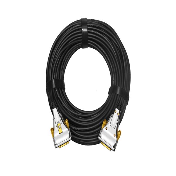1080P 60HZ Shielding Braid OM3 100M DVI Cable 1080p Male To Male 250W