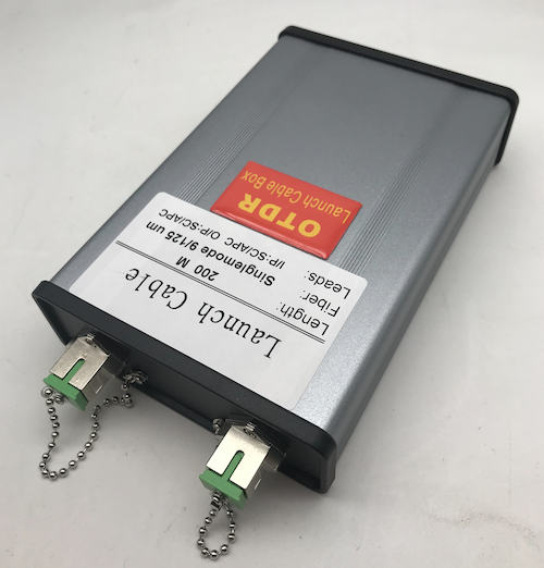 Mini Fiber Optic OTDR Launch Cable Box OTDR Dead Zone Eliminator SM 50M 100M 500M