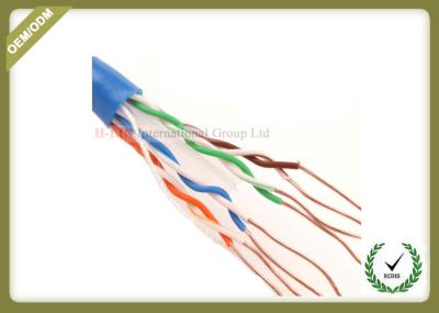 Cat6 Utp Network Fiber Cable Solid Copper Pass Fluke Test 4 Pair 305m