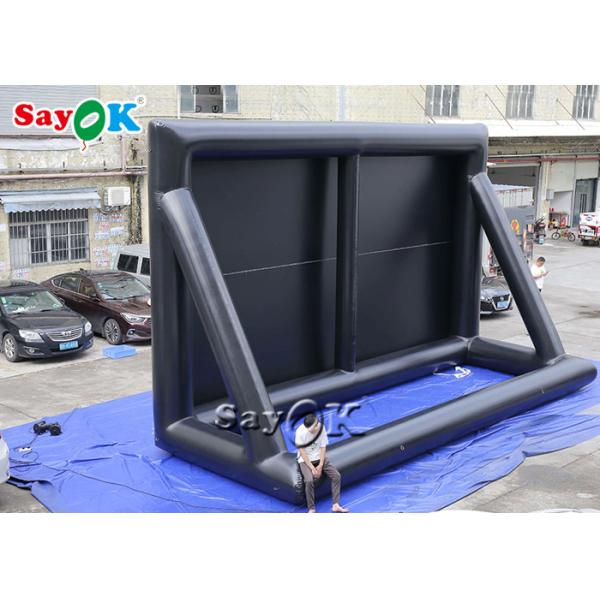 Экран репроектора фильма Pvc раздувных мест 9x6mH киноэкрана задворк общественных воздухонепроницаемый раздувной