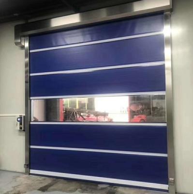 6500*6000mm Automatic PVC High Speed Rolling Up Industrial Warehouse Doors