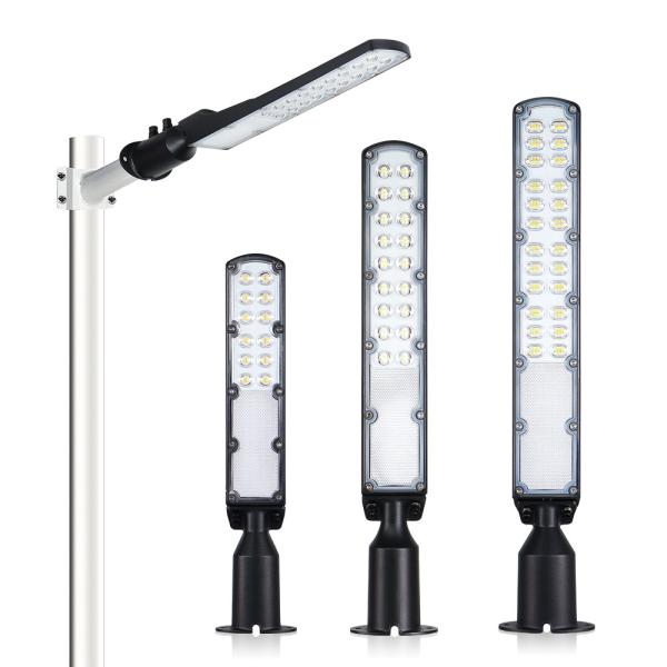 Lampes extérieures en aluminium IP66 40w 75w 100w 150w 200w 250w 300w lampe de rue LED moderne