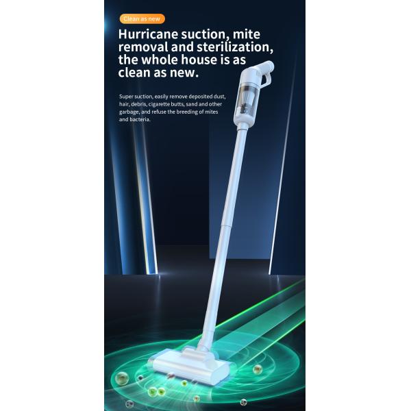 Wireless Stick Handheld Vacuum Cleaner Maximum Runtime 30min Ideal for Garage Cleaning
