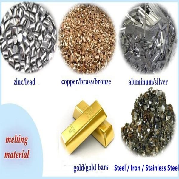 Electric Motor Medium Frequency Melting Furnace 150kg Copper Induction Furnace