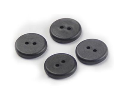 PPS Round Button Wearable NFC RFID Laundry Tag Label For Clothing NFC213