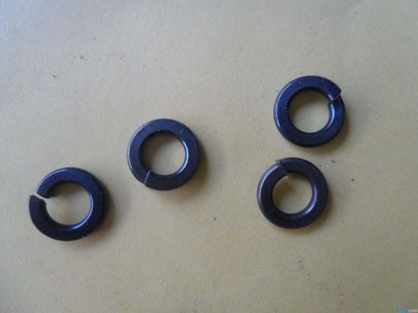 High Strength Flat Steel Spring Washer 8.8 Grade Black Color Anti Vibration M2-M56