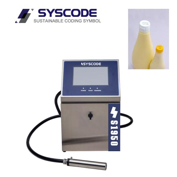 Large Touchscreen Continuous Inkjet Printer High Speed IP65 Beverage Coding Machines