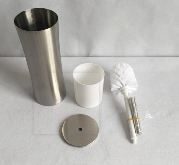 304 Stainless Steel Strong Cleaning Soft Brushing Toilet Brush Free Standing Toilet Brush Gold