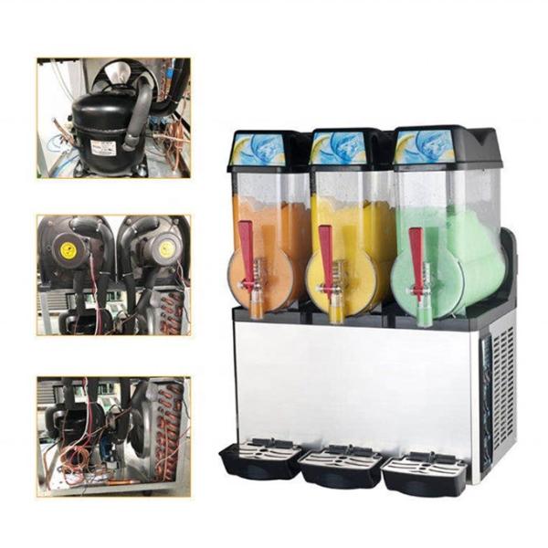 220V/50Hz Voltage Commercial Frozen Drink Slush Slushy Machine with Innovative Design
